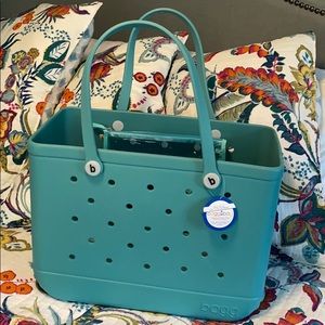 Large Turquoise Bogg Bag - New With Tags